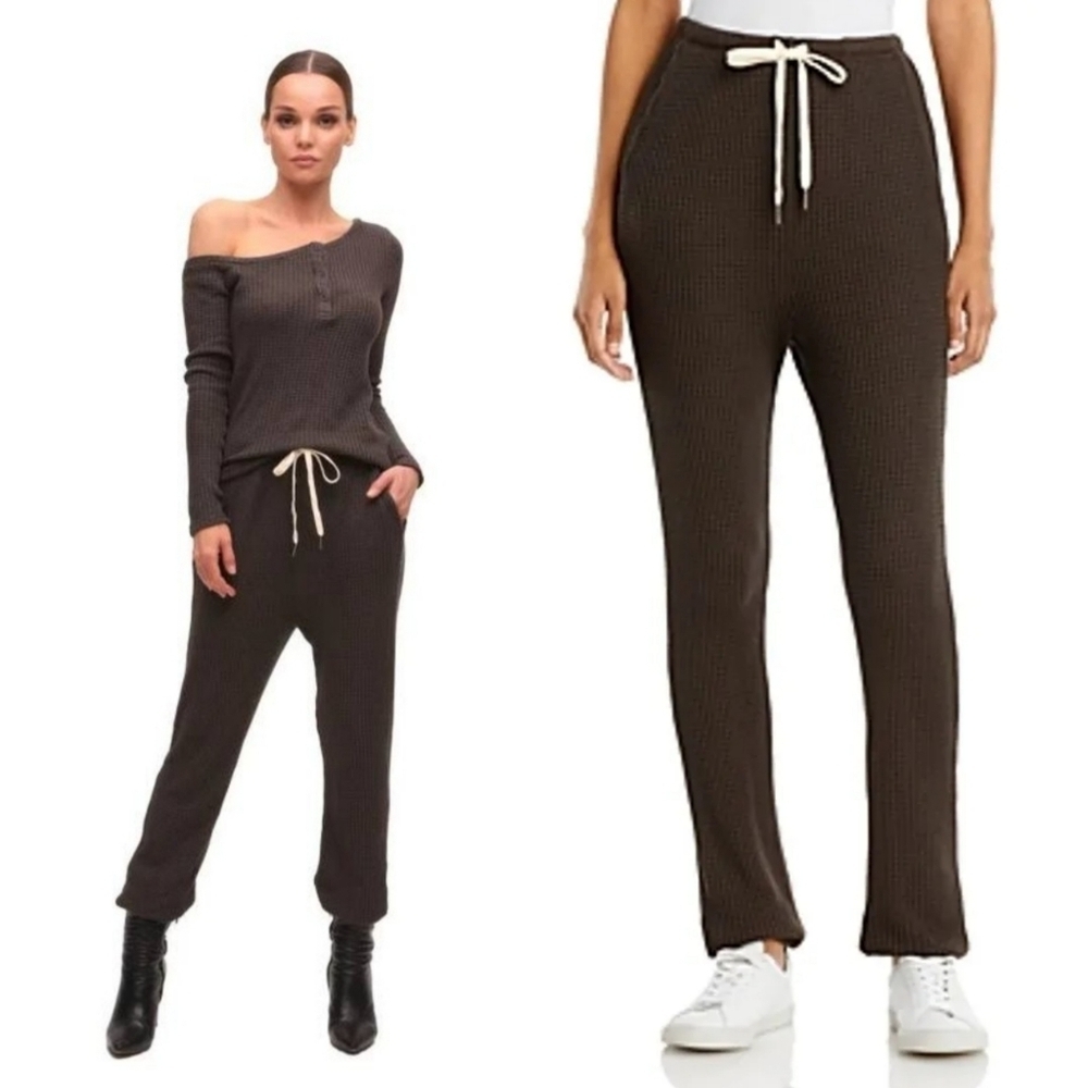 N:PHILANTHROPY // zayden super soft waffle knit thermal elastic waist joggers